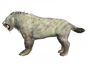 sabrecat rigged 3D Model