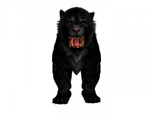 sabrecat rigged 3D Model
