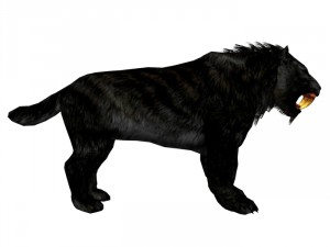sabrecat rigged 3D Model