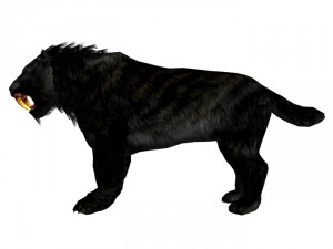 sabrecat rigged 3D Model