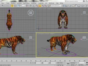sabrecat rigged 3D Model
