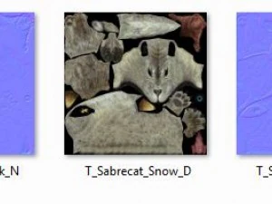 sabrecat rigged 3D Model