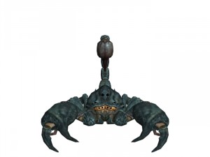 scorpion rigged Modelo 3D