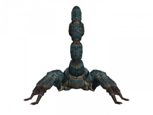 scorpion rigged Modelo 3D