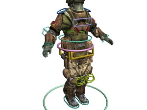 trooper rigged 3D Model