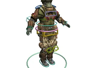 trooper rigged 3D Model