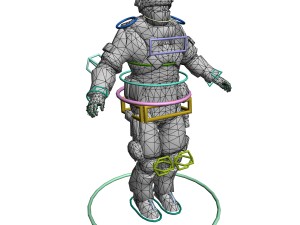 trooper rigged 3D Model