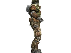 trooper rigged 3D Model