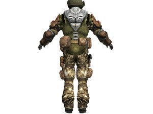 trooper rigged 3D Model