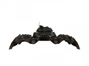 spider tank rigged Modelo 3D