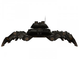 spider tank rigged Modelo 3D