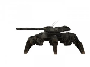 스파이더 탱크 조작 3D 모델