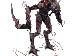 strider rigged 3D 模型