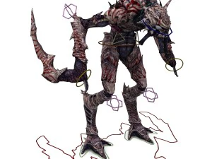strider rigged 3D Model