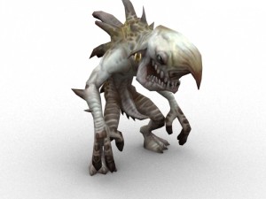 troll rigged Model 3D