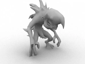 troll rigged 3D Model