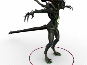 soldado xeno manipulado Modelo 3D