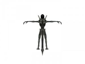 xeno soldier rigged Modèle 3D