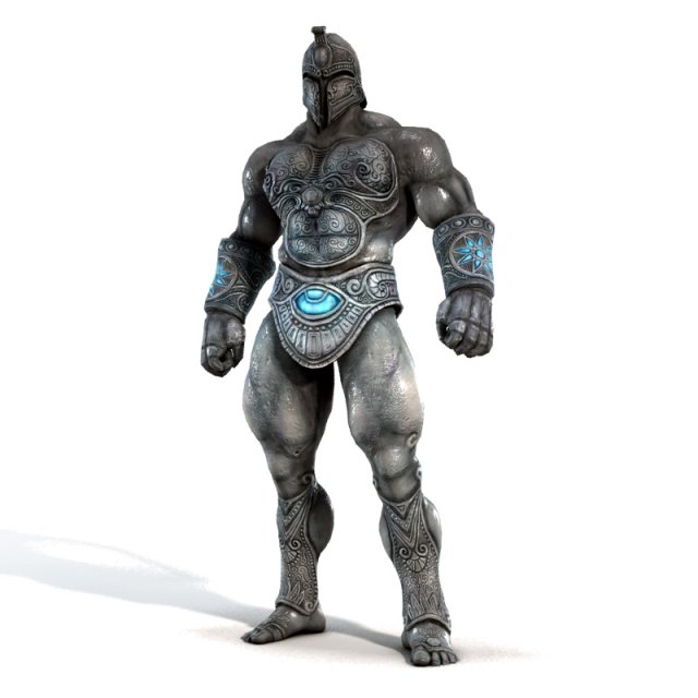 colossus rigged 3D Model .c4d .max .obj .3ds .fbx .stl .blend 