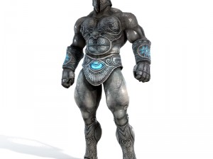 colossus rigged Model 3D