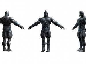 colossus rigged 3D Model