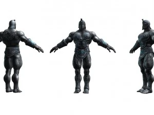 colossus rigged 3D Model