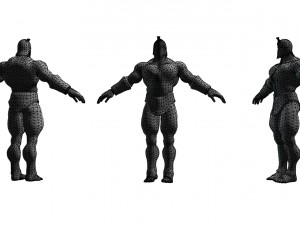 colossus rigged 3D Model