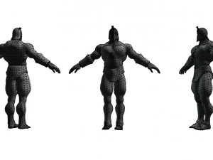 colossus rigged 3D Model