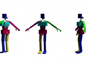 colossus rigged 3D Model