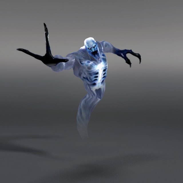 air elemental rigged 3D Model .c4d .max .obj .3ds .fbx .stl .blend 