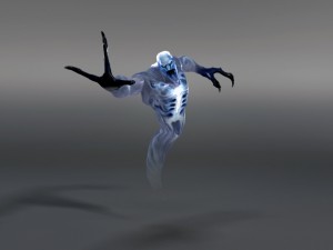 air elemental rigged 3D Model