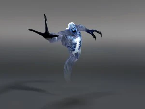 air elemental rigged 3D Model