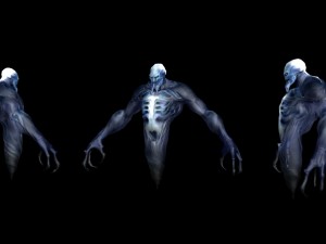 air elemental rigged 3D Model