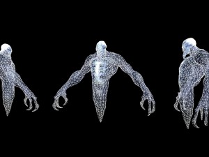 air elemental rigged 3D Model