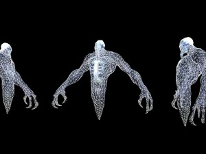 air elemental rigged 3D Model