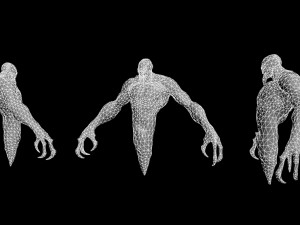 air elemental rigged 3D Model