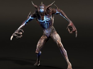 demon rigged 3D Model