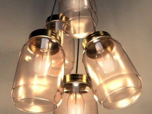 l&acirc;mpada Modelo 3D