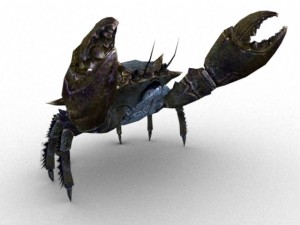 crab rigged 3D Model