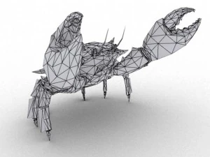 crab rigged 3D Model