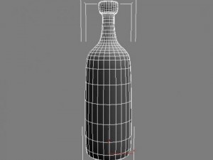 bottles pack 3D 模型