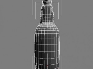 bottles pack 3D 模型