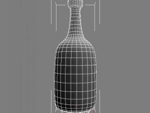 bottles pack 3D 模型