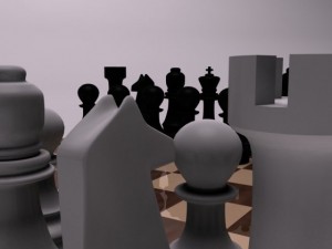 chess set 3D 模型
