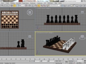 chess set 3D 模型
