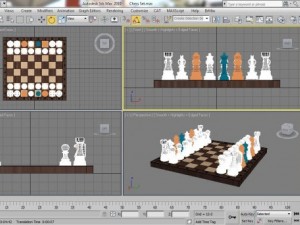 chess set 3D 模型