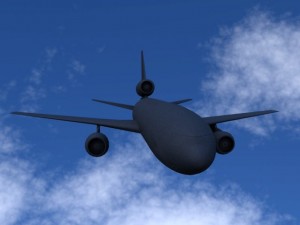commercial plane Model 3D