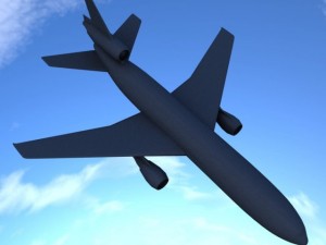 commercial plane 3D Model