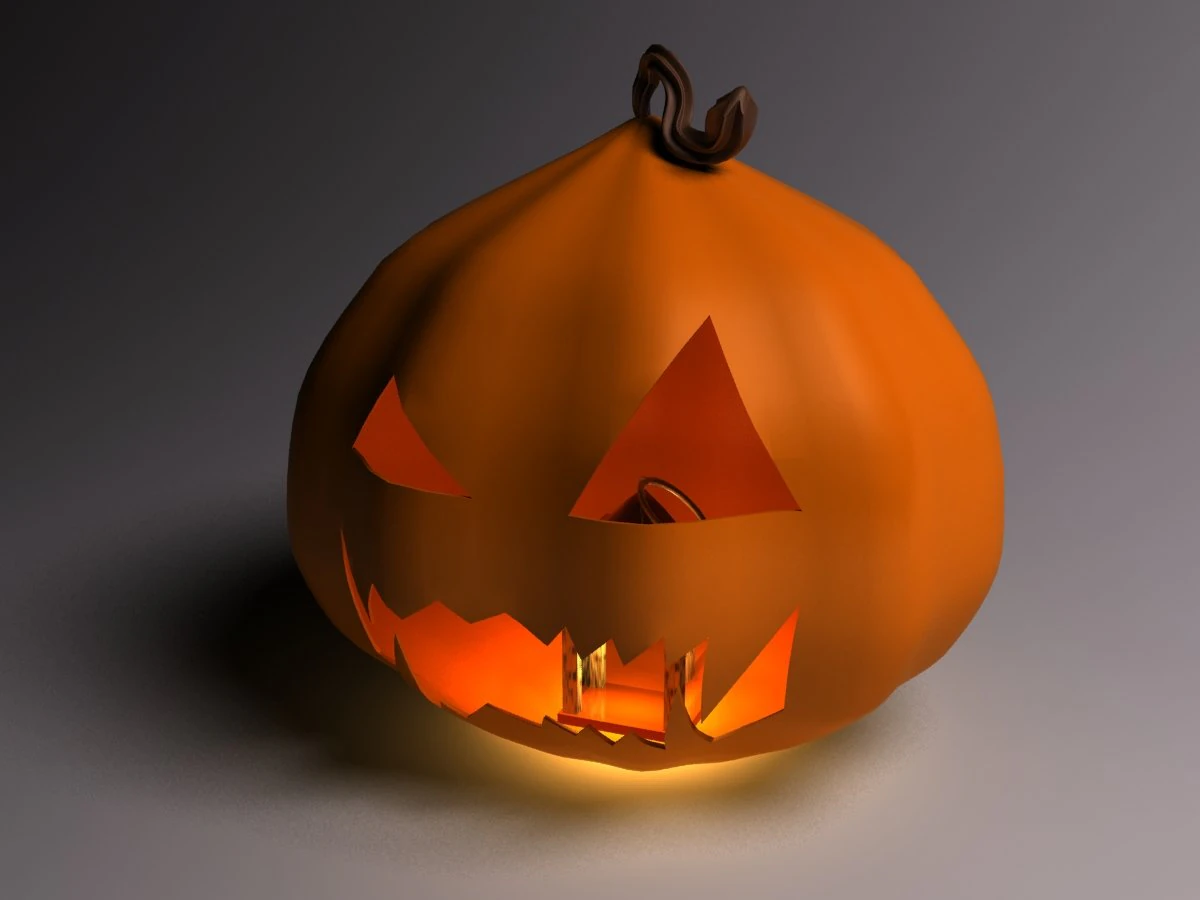 halloween pumpkin 3D Model .c4d .max .obj .3ds .fbx .stl .blend 