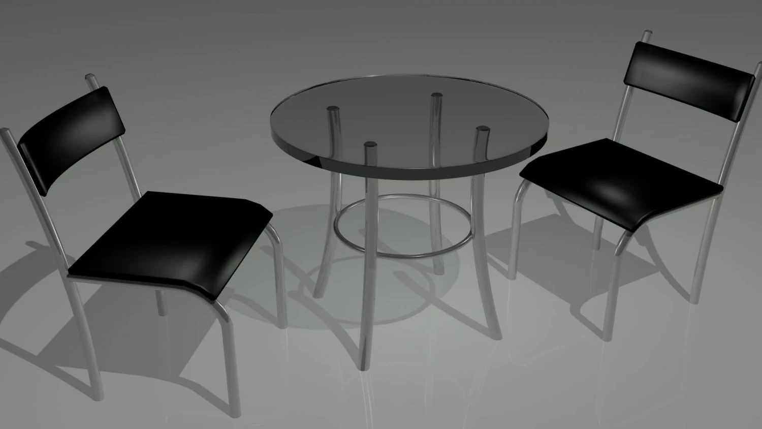 table and chair 3D Model .c4d .max .obj .3ds .fbx .stl .blend 